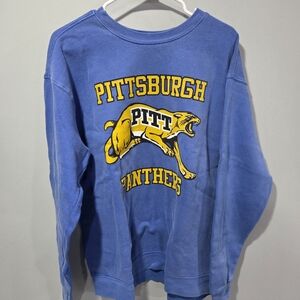 New without tags blue 84 vault collection Pittsburgh panthers crewneck large